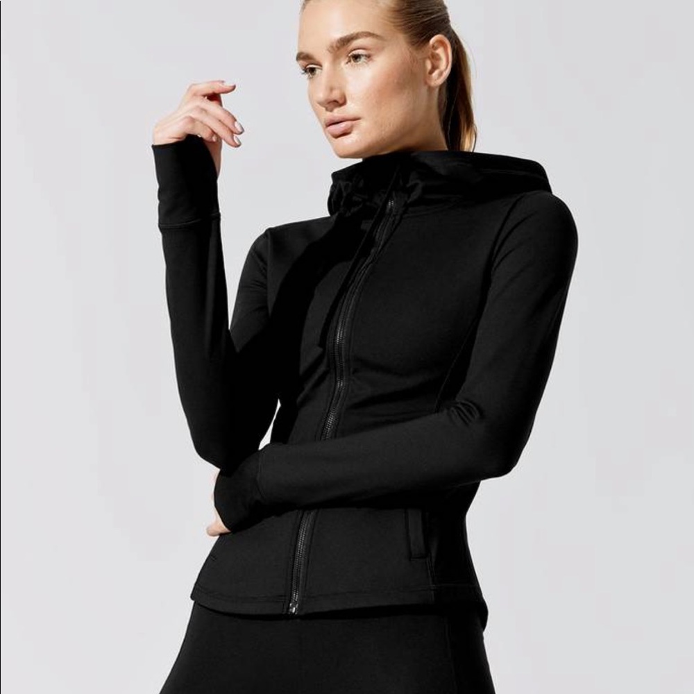 Hooded Jacket In Cloud Compression